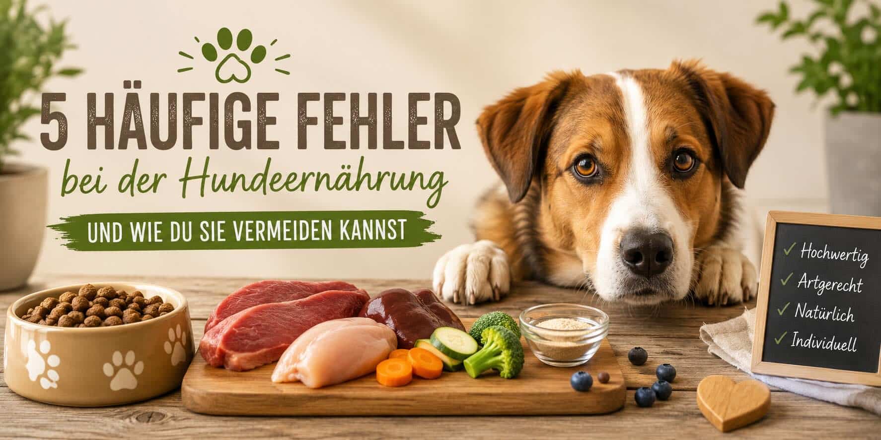 5 Haeufige Fehler bei der Hundeernaehrung