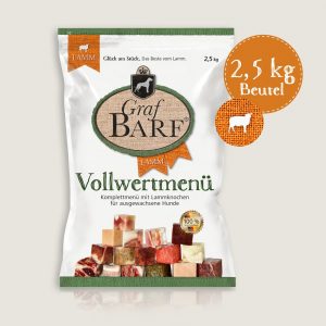 Vollwertmenü Lamm 2,5 Kg