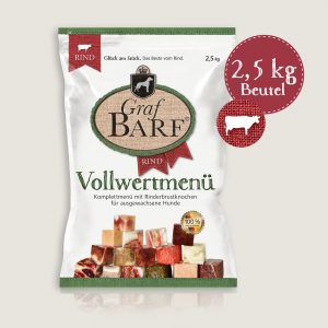 Vollwertmenü Rind 2,5 Kg